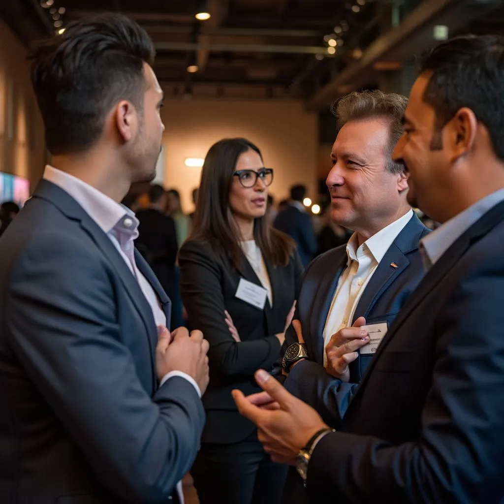 Representantes de la firma en evento de networking financiero en Buenos Aires