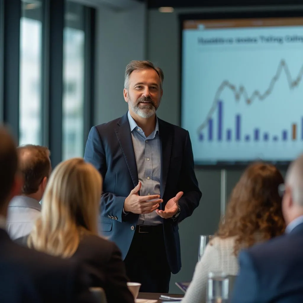 Seminario sobre perspectivas económicas para clientes