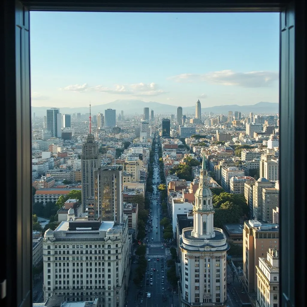 Vista panorámica de Buenos Aires desde la oficina de la consultora