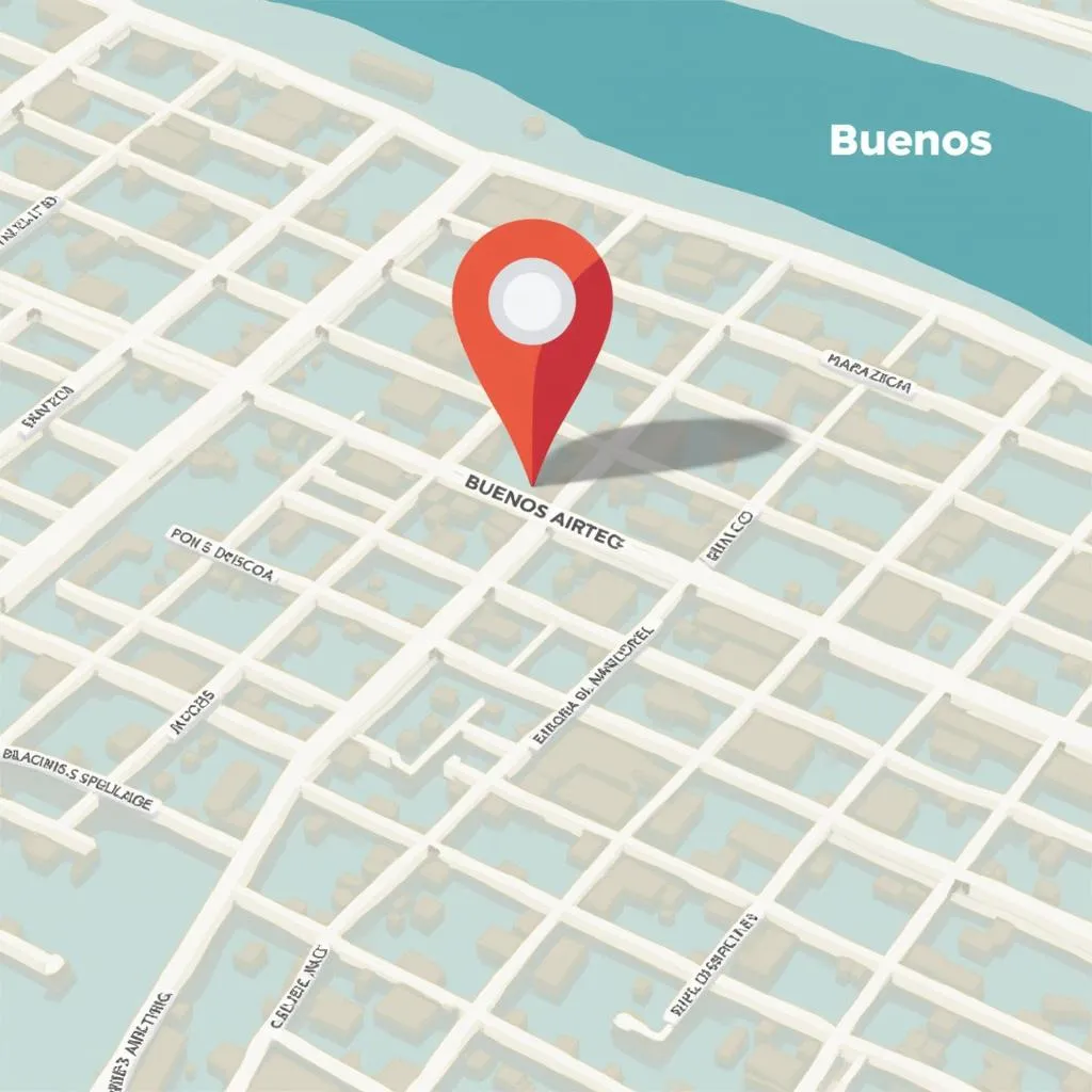 Mapa de ubicación de la oficina en Buenos Aires